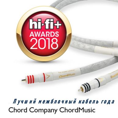 Межблочный кабель RCA Chord Company ChordMusic 2RCA–2RCA 1m